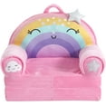 thumbnail image 1 of Little Nest Rainbow Flip Out 2-in-1 Toddler Chair, 1 of 10