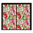 thumbnail image 1 of Rainbow Floral Static Cling Window Film Removable Decal For Glass Doors No Privacy Sticker with 5 Botanical Designs, 1 of 5