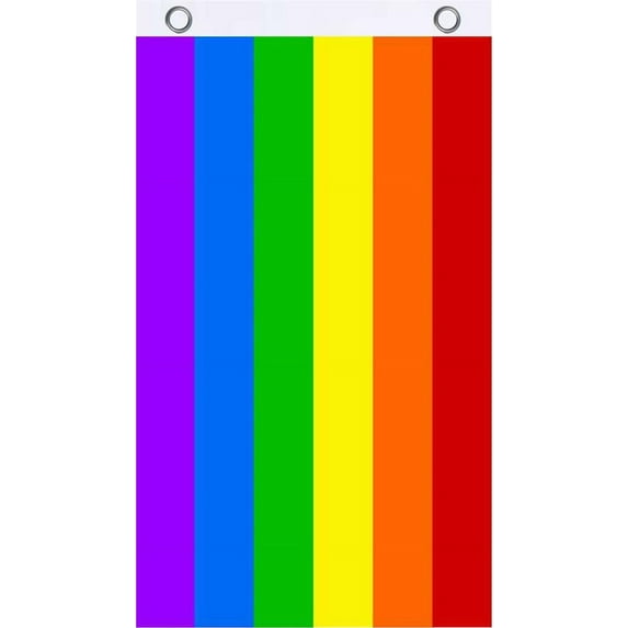 Rainbow Fly Flag 3' x 5'