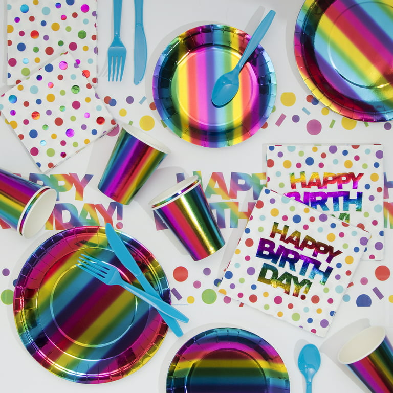 Pirese Rainbow Birthday Party Supplies