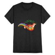 Rainbow Fox Unisex Tri Blend T-Shirt