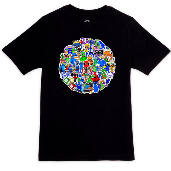 Rainbow Friend for Kids Birthday T-Shirt Size 4-5