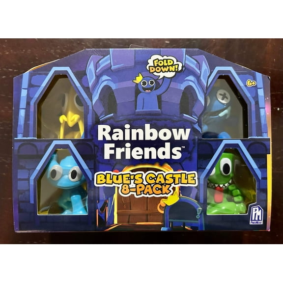 Rainbow Friends Blue's Castle Mini Figure 8-Pack Set