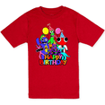thumbnail image 1 of Rainbow Friends Happy Birthday T-Shirt Size 8, 1 of 2