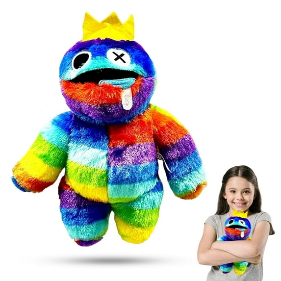 Multicolor Rainbow Friends Plush – 12" Soft Figure for Fans, Kids & Collectors