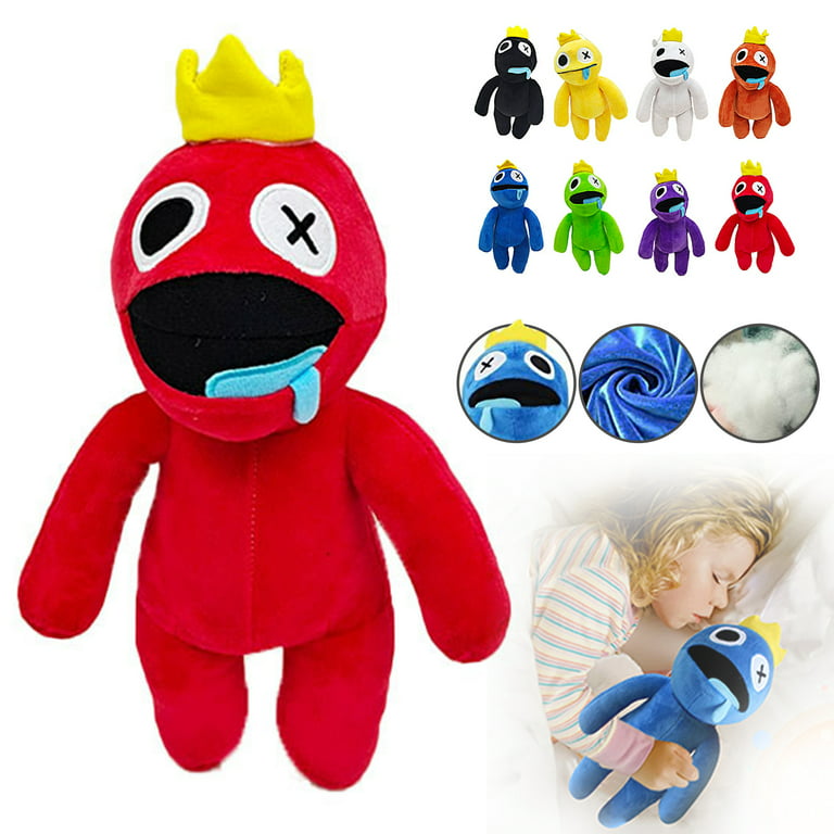Rainbow Friends plush, red cute animal toy, Monster Kids Toys