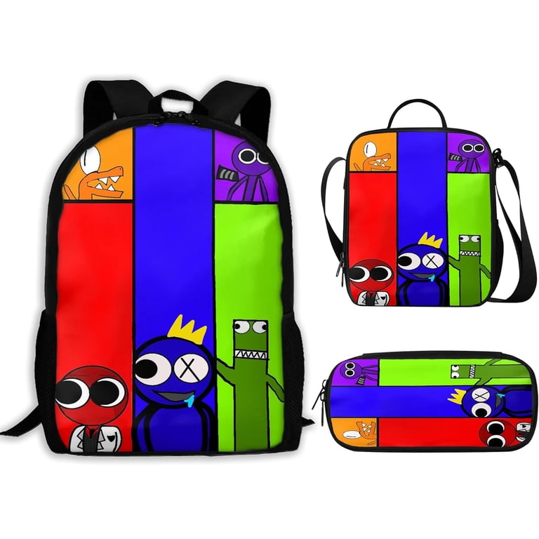 Rainbow Friends Red Blue Green Orange Purple 3 pcs set MFF