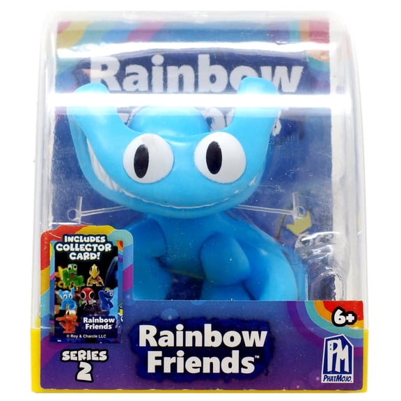 Rainbow Friends Series 2 Cyan Figure & Collector Card