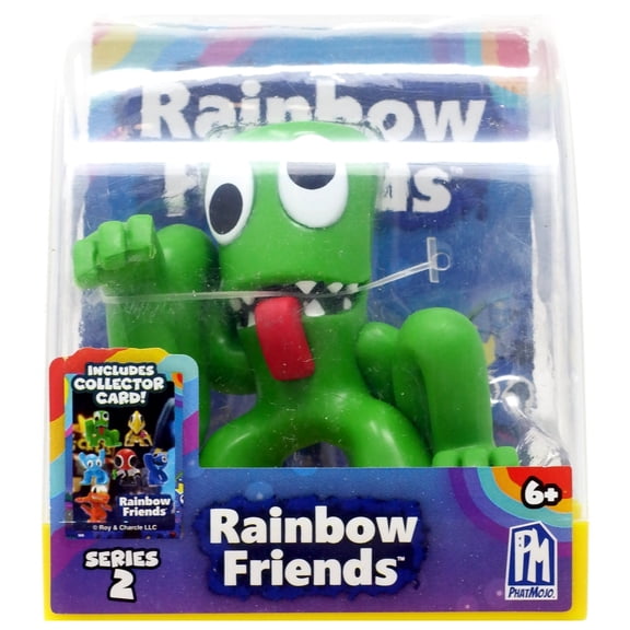 Rainbow Friends Series 2 Green Figure & Collector Card