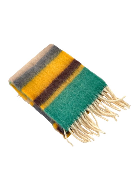 Rainbow Fringe Kids Scarf Cosy Fashionable Long Muffler Baby Winter Neck Warmer for Children Unisex Designing Neckwear