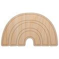 thumbnail image 1 of Rainbow Fun Doodle Wood Shape Unfinished Piece Cutout Craft DIY Projects - 4.70 Inch Size - 1/4 Inch Thick, 1 of 7