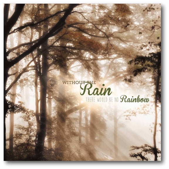 Rainbow Gallery-Wrapped Canvas Wall Art, 16x16