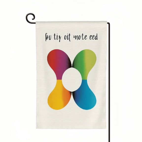 Rainbow Garden Flag It Does Not Just Have One Shape Double Sided Transgender Pansexual Stuff Pride Flag Farmhouse Yard Outdoor Lawn Decoration