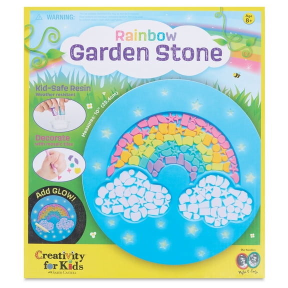 Creativity for Kids Garden Stones Kit - Rainbow