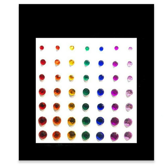 Rainbow Gems Rhinestone Festival Face Jewels