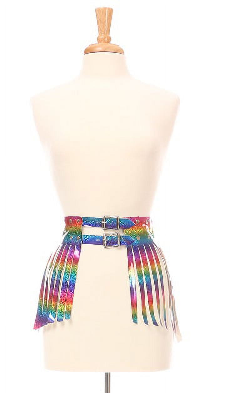 Fringe clearance skirt multicolor