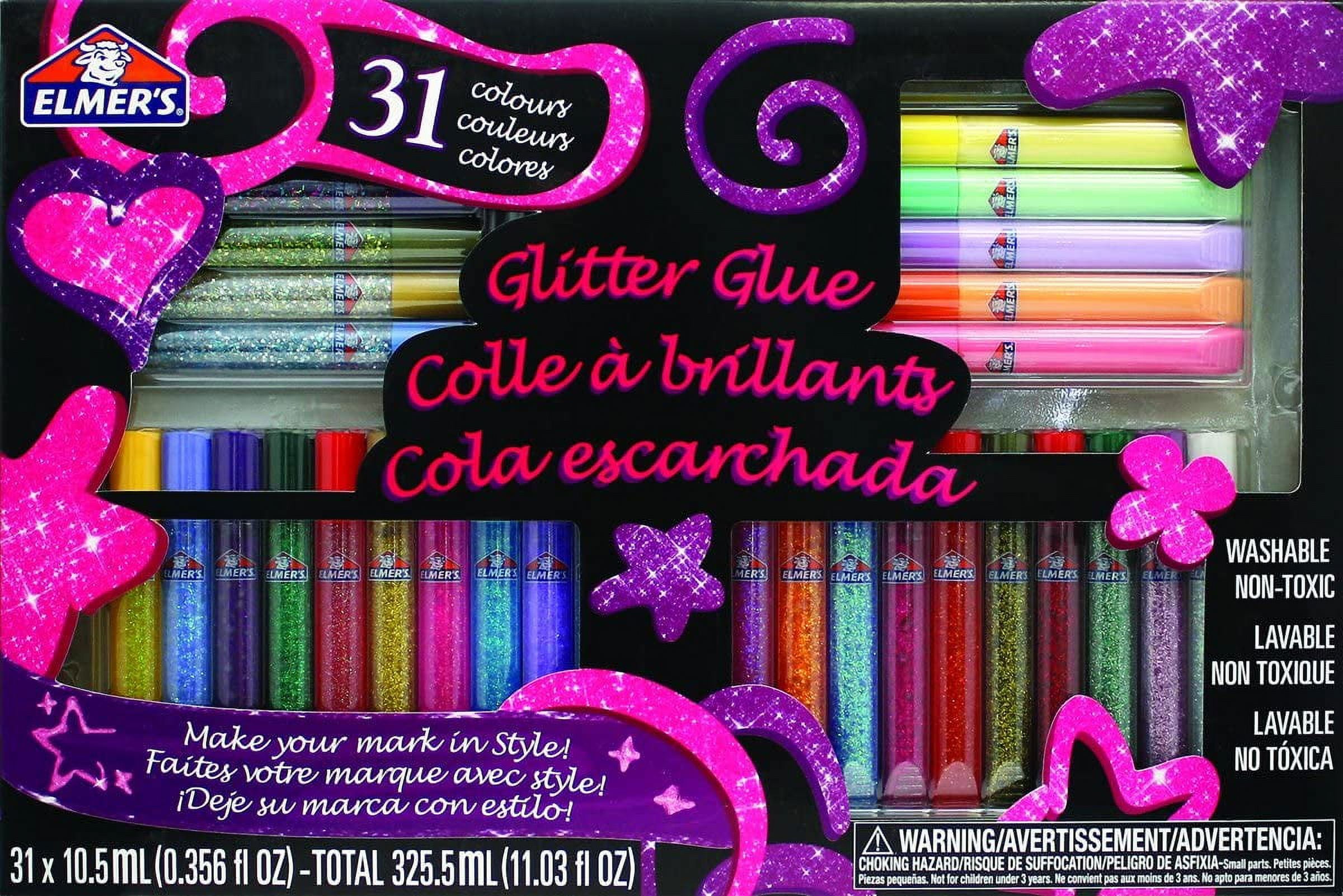 Rainbow Glitter Glue Pens