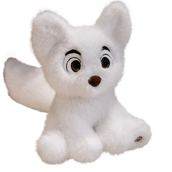 Rainbow Glowing Fox Plush Toy - Led Light - Up Stuffed Animal With Soft White Fur, For Kids, Girls, Boys, Home Decor, Birthday Gifts, Christmas Presents, Bedtime Companions, Party