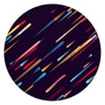 thumbnail image 1 of Rainbow Gradient Fitted Table Cover - Round Elastic Tablecloth, Waterproof & Scratch-Resistant for Parties (50 inches), 1 of 7