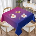 thumbnail image 1 of Rainbow Gradient Soft Tablecloth Square Dinng Table Covers for Kitchen & Table Linens 60" x 60", 1 of 8