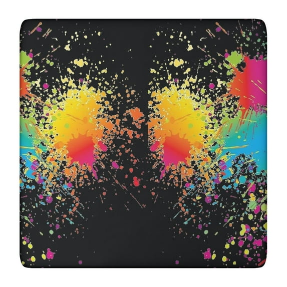 Rainbow Gradient Tablecloth Featuring Artistic Tie Dye and Psychedelic Abstract Pop Art, Modern Chic Retro Vintage Geometric Patterns