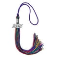 thumbnail image 1 of Endea Graduation Rainbow Graduation Tassel with Silver Date Drop, 1 of 2