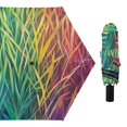 thumbnail image 1 of Rainbow Grass All Weather Umbrella Triple Folding Parasol 6 Ribs UV Protection Portable, 1 of 8