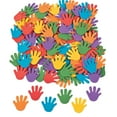 thumbnail image 1 of Rainbow Hand Adhesive Foam Shapes, Craft Supplies, 500 Pieces, 1 of 1