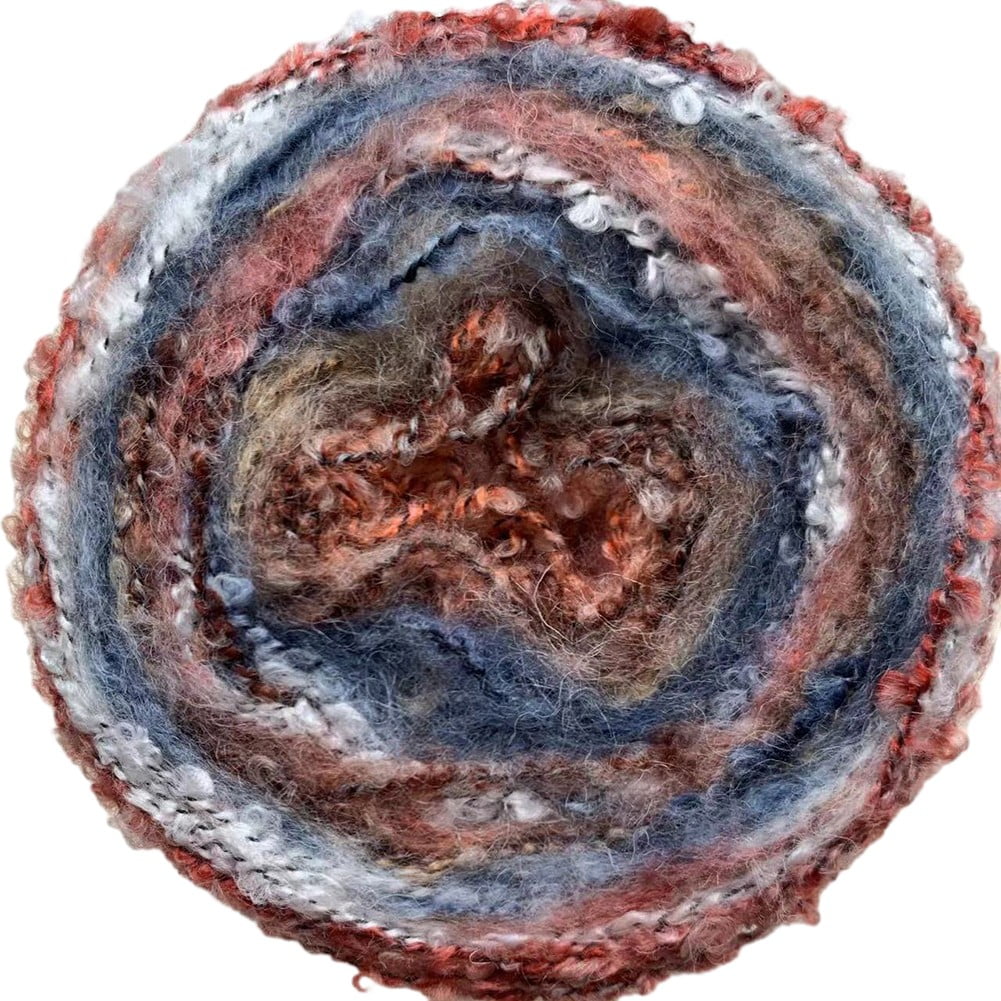 Rainbow Hand Knitted Thread Gradient Mohair Yarn Diy Hat Scarf Sweater ...