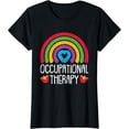 thumbnail image 1 of Rainbow Hands Occupational Therapy Cute OT-A Therapist Gift T-Shirt, 1 of 3