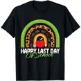 thumbnail image 1 of Rainbow Happy Last Day Of School Teacher Kids Graduation T-Shirt, 1 of 5