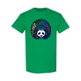 thumbnail image 1 of Rainbow Head Of Indian Panda T-Shirt Men -Image by Shutterstock, Male x-Large, 1 of 2