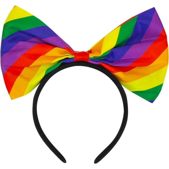 Rainbow Headband - Gay Pride Bow Hair Accessory