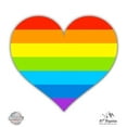thumbnail image 1 of Rainbow Heart - 12" Vinyl Sticker Waterproof Decal, 1 of 1