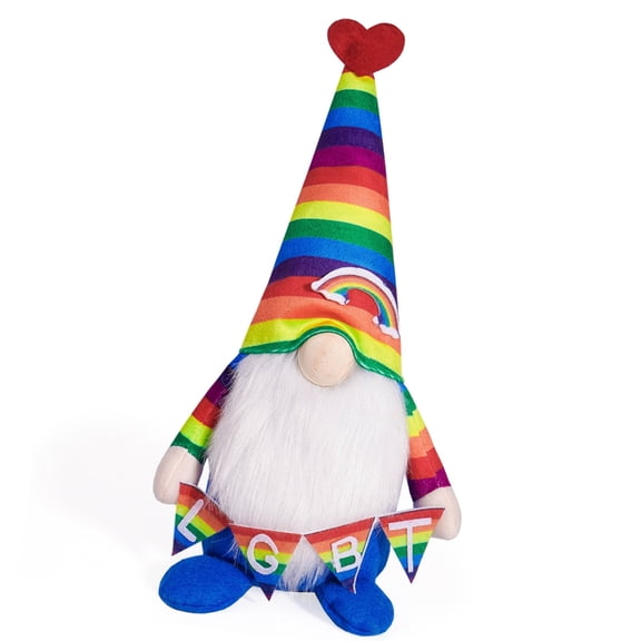 Rainbow Heart Gnomes Dolls Decoration for Christmas and Festival Celebration