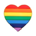 thumbnail image 1 of Rainbow Heart Silicone Pins, 1 of 3