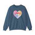 thumbnail image 1 of Rainbow Heart Sweatshirt, Floral Heart Sweatshirt, Floral Love Sweatshirt, Valentine's Day Sweatshirt, Rainbow Heart Floral Sweatshirt 114, 1 of 52