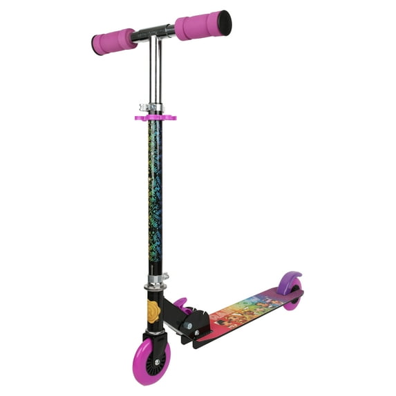 Rainbow High 2 Wheel Kick Scooter with Custom Stickers, Scooter for Girls Ages 5+
