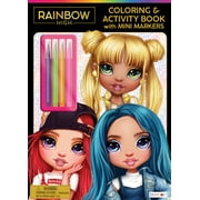 Rainbow High 32 Page Coloring Book with 6 Markers, Paperback by Bendon
