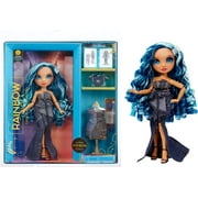 Rainbow High Age 4 to12 Skyler Bradshaw, Blue Doll Playset, 11”