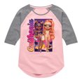 thumbnail image 1 of Rainbow High - California - Toddler & Youth Girls Raglan Graphic T-Shirt, 1 of 5