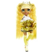 Rainbow High Cheer Sunny Madison – Yellow Fashion Doll with Pom Poms, Cheerleader Doll, Toys for Kids 6-12 Years Old