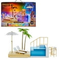 thumbnail image 1 of Rainbow High Color Change Pool & Beach Playset: 7-in-1 Light-Up-Multicolor Changing Pool & Pool Accessories. Fits 7 Fashion Dolls, Toy Gift for Kids Ages 6 7 8+ to 12, 1 of 8