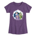 thumbnail image 1 of Rainbow High - Color Group Cool - Toddler And Youth Girls Fitted Short Sleeve Graphic T-Shirt, 1 of 5