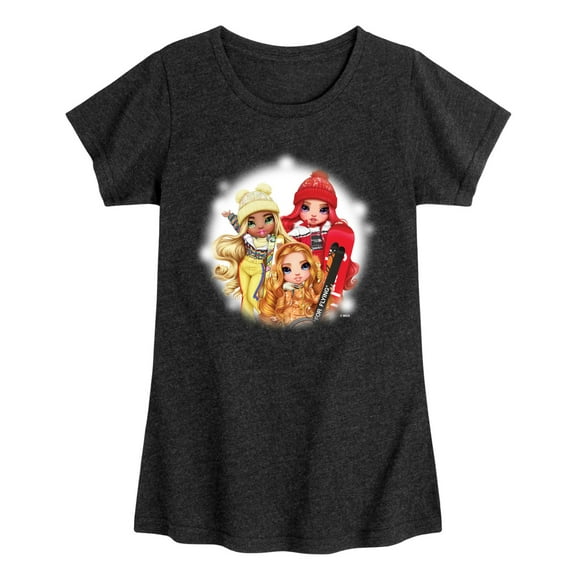 Rainbow High - Color Group Warm - Toddler And Youth Girls Fitted Short Sleeve Graphic T-Shirt