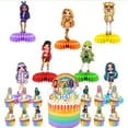 thumbnail image 1 of Rainbow High Dolls Honeycomb Centerpieces Table Toppers Cake Toppers Decorations for Birthday Party Decor Supplies Photo Props, 1 of 5