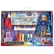 Rainbow High Dream & Design Fashion Studio, Designer Playset with Blue Skyler Doll, Easy No Sew Fashion Kit Kids Toy Gift 4-12