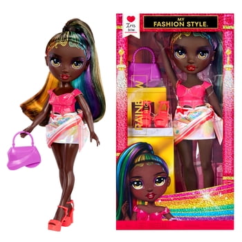 Rainbow High My Fashion Style Iris, Rainbow 11" Fashion Doll with Statement Outfit, Stylish Handbag, Girls Toy Gift for Kids Ages 4-12 Years