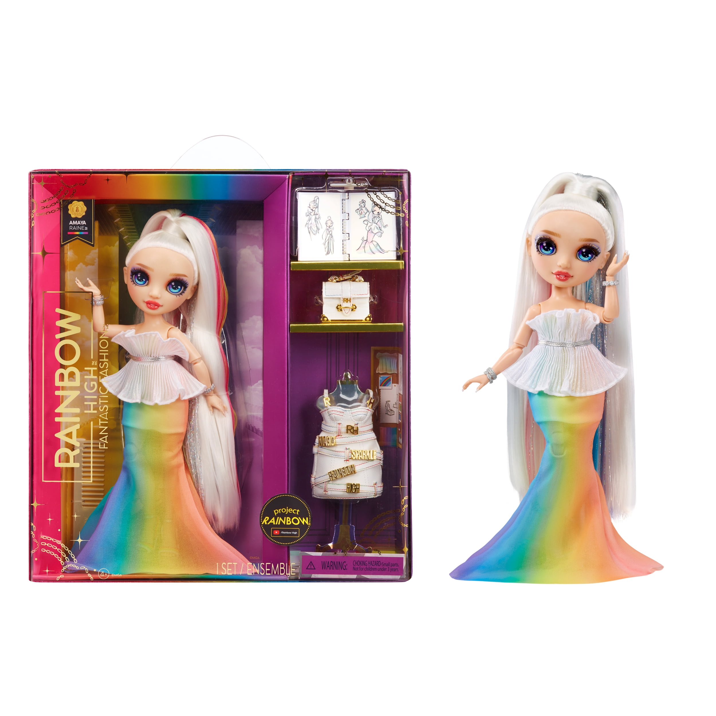 Rainbow High Fantastic Fashion Violet Willow Doll Review! (Project