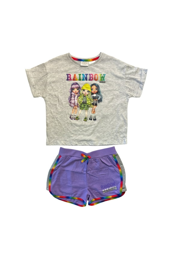 Girl's 2 Piece Short Sleeve & Short Play Set (4)